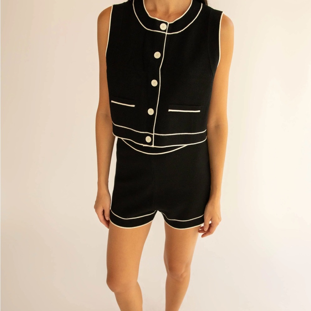 Oak + Fort BUTTON UP SWEATER VEST Size XS